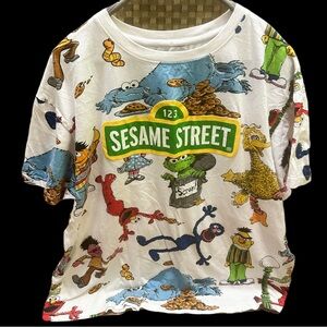 Sesame Street Men’s  Graphic T-Shirt - Multicolor size L